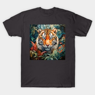 Tiger face deep in the jungle T-Shirt